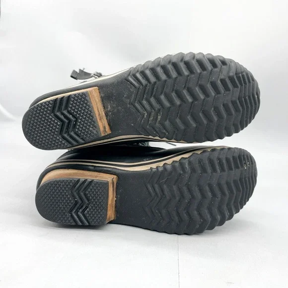 Sorel Womens 7 Conquest Carly II Boots Waterproof Black Gray Tall Winter Snow - Picture 10 of 11